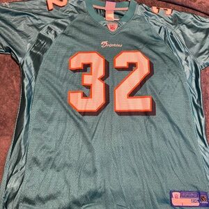Reebok Jason Allen #32 Miami Dolphins Jersey XXL